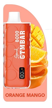 GTM Bar Spark 8000 одноразовый POD "Orange mango" 20мг.